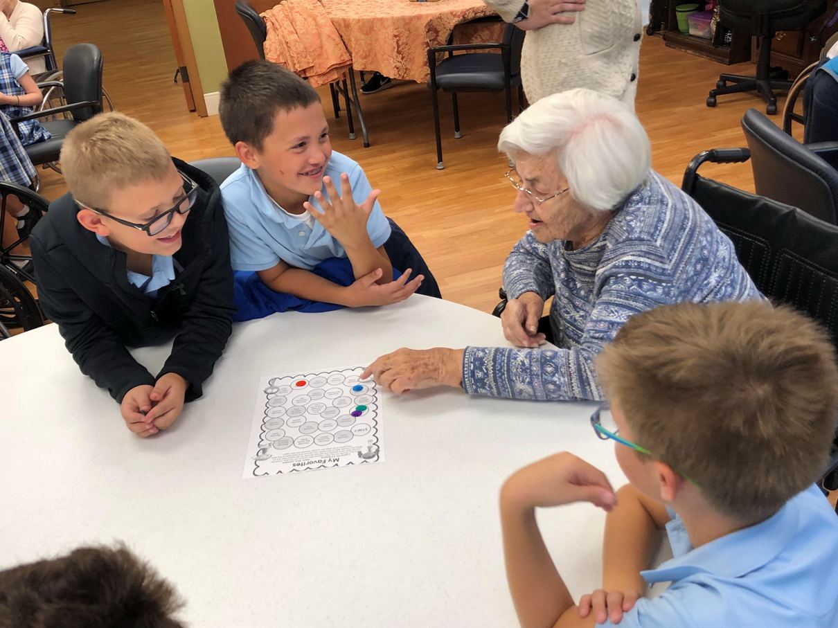 Third Grade Visits Buehler Home Residents