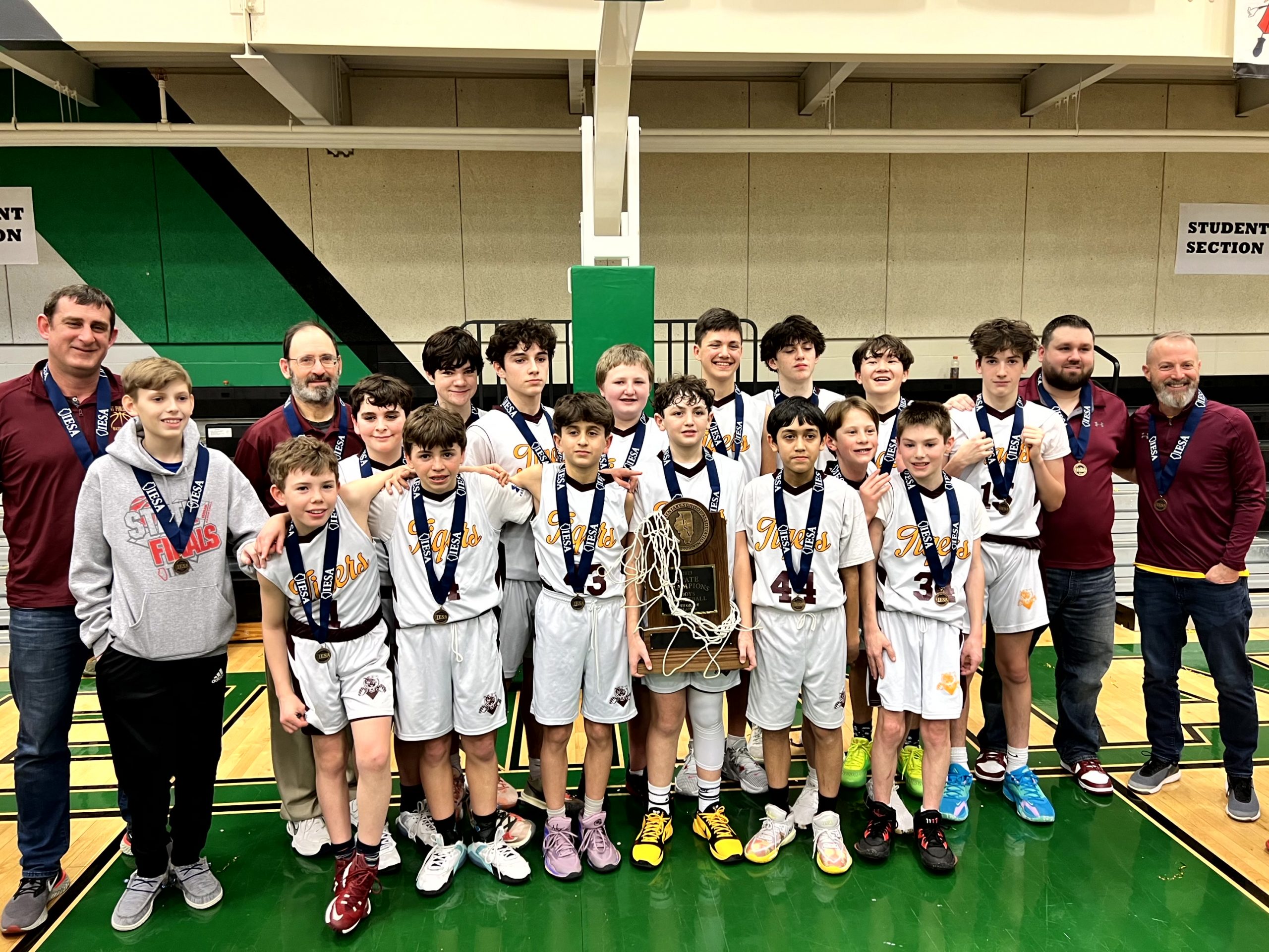 7th Grade Boys 2023 State Champions - St. Philomena School